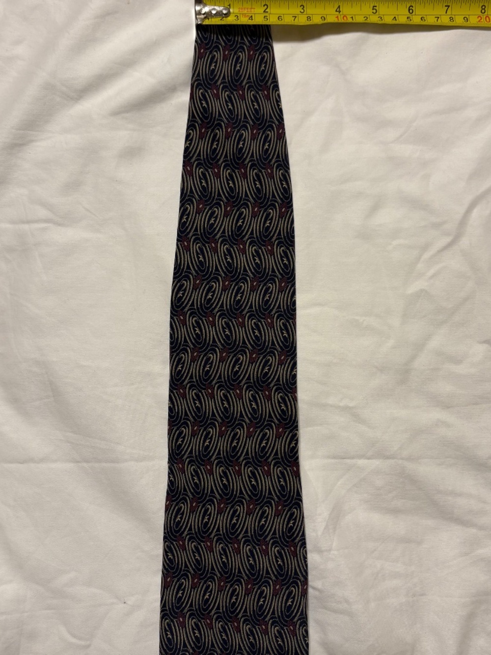 Archival 1989 Giorgio Armani Cravatte 100% Pure Silk Tie - Made in Italy - Picture 5 of 6